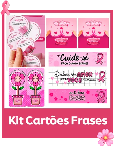 Bônus 04 — Kit Cartões Frase Outubro Rosa