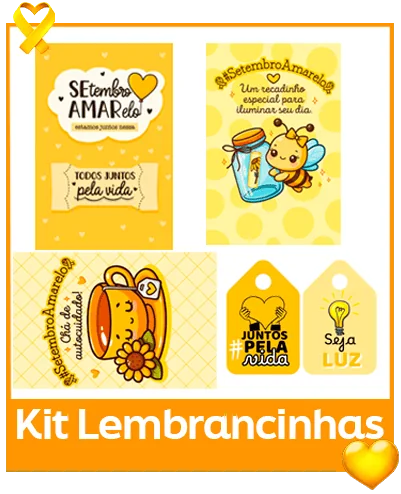 Lembrancinhas para Setembro Amarelo