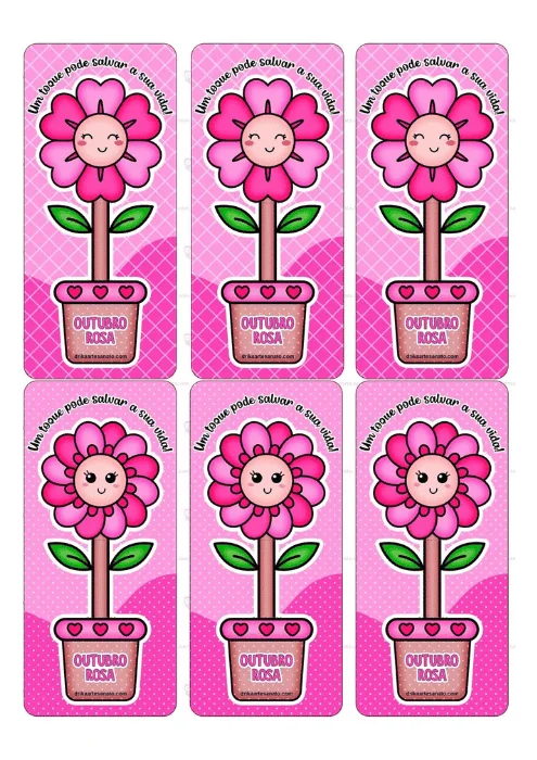 Molde exclusivo de Setembro Amarelo e Outubro Rosa 2